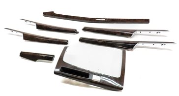 18 AUDI Q5 FY 80A INTERIOR DASH CENTER CONSOLE DOOR TRIM SET/7 (WALNUT) — exact item pictured